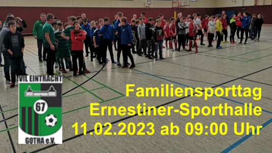 Familiensporttag beim VfL Eintracht 67 Gotha